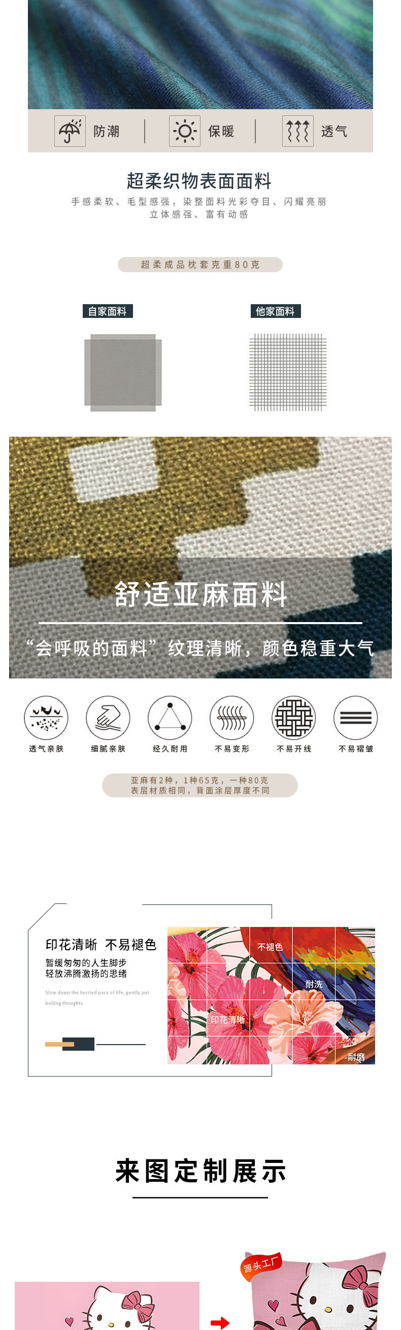 Cross-border personalized printed super soft peach skin fleece new linen pillowcase, festival cushion, seat cushion, sofa cover, decorative cushion pic 5