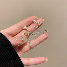 韩版金属风爱心无耳洞耳夹女小众简约气质银色耳环百搭个性耳饰品详情2