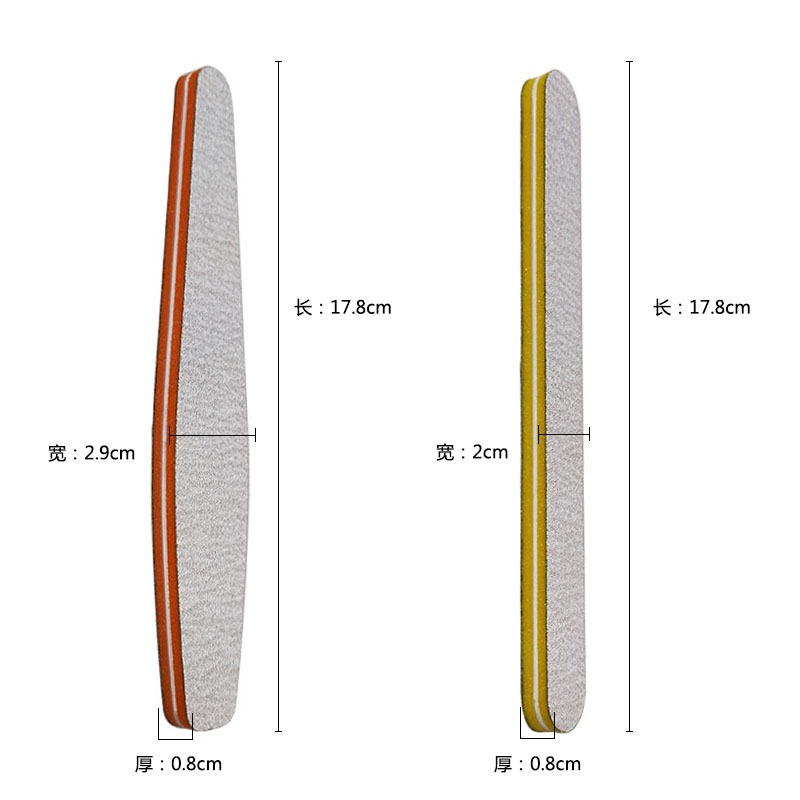 Sponge sandpaper, sanding strips, sandpaper files, double-sided nail files, nail polish sanding strips, shanilak pic 7