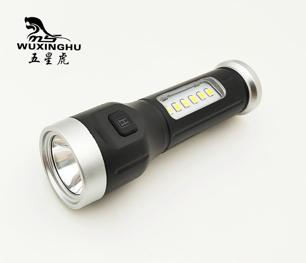 Outdoor lighting mini gift small hand flashlight, built-in lithium battery USB charging lamp, new high-intensity LED flashlight pic 1