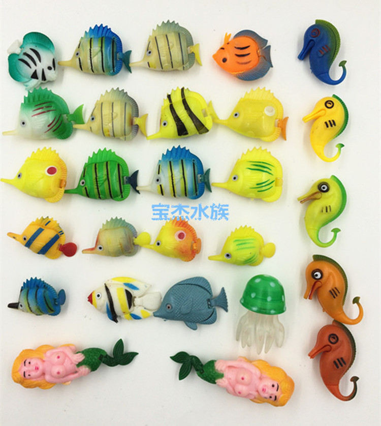 Plastic fish (picture) Simulation fish toys Fish Baojie Aquarium Equipment wholesale event goods only for self-pickup pic 27