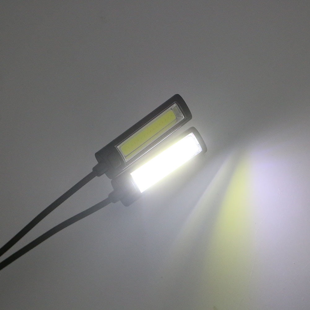 Dual-head book lamp with multi-angle adjustable battery type lighting pic 14