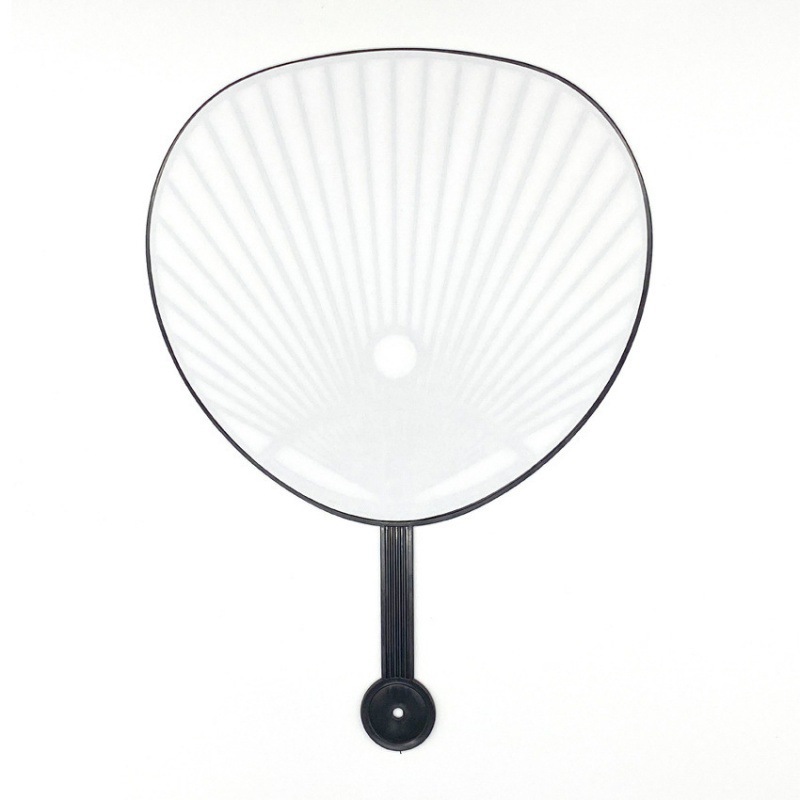 明星应援扇广告扇塑料 空白纯色扇子量大可应援扇套详情3