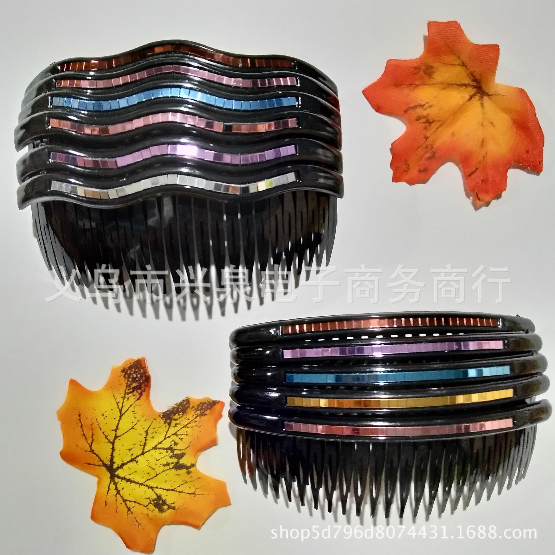 Large comb, sequin comb, flash comb, wavy strip comb, one-yuan small commodity pic 5