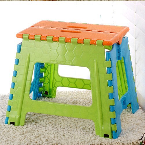 Portable small chair, portable plastic folding stool, adult household mini low stool, outdoor fishing small stool, children pic 3