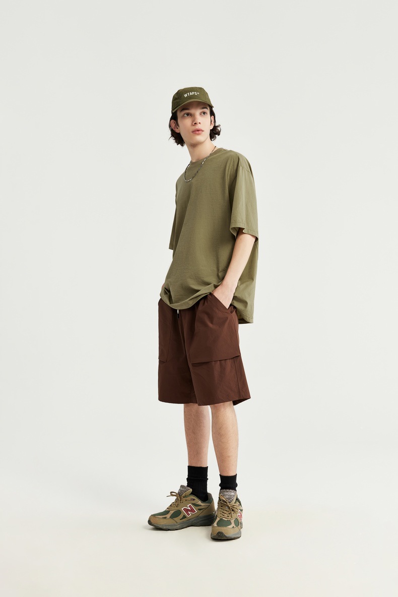 INF男装|150g立体剪裁T恤2024春夏新品宽松潮牌圆领短袖上衣详情16