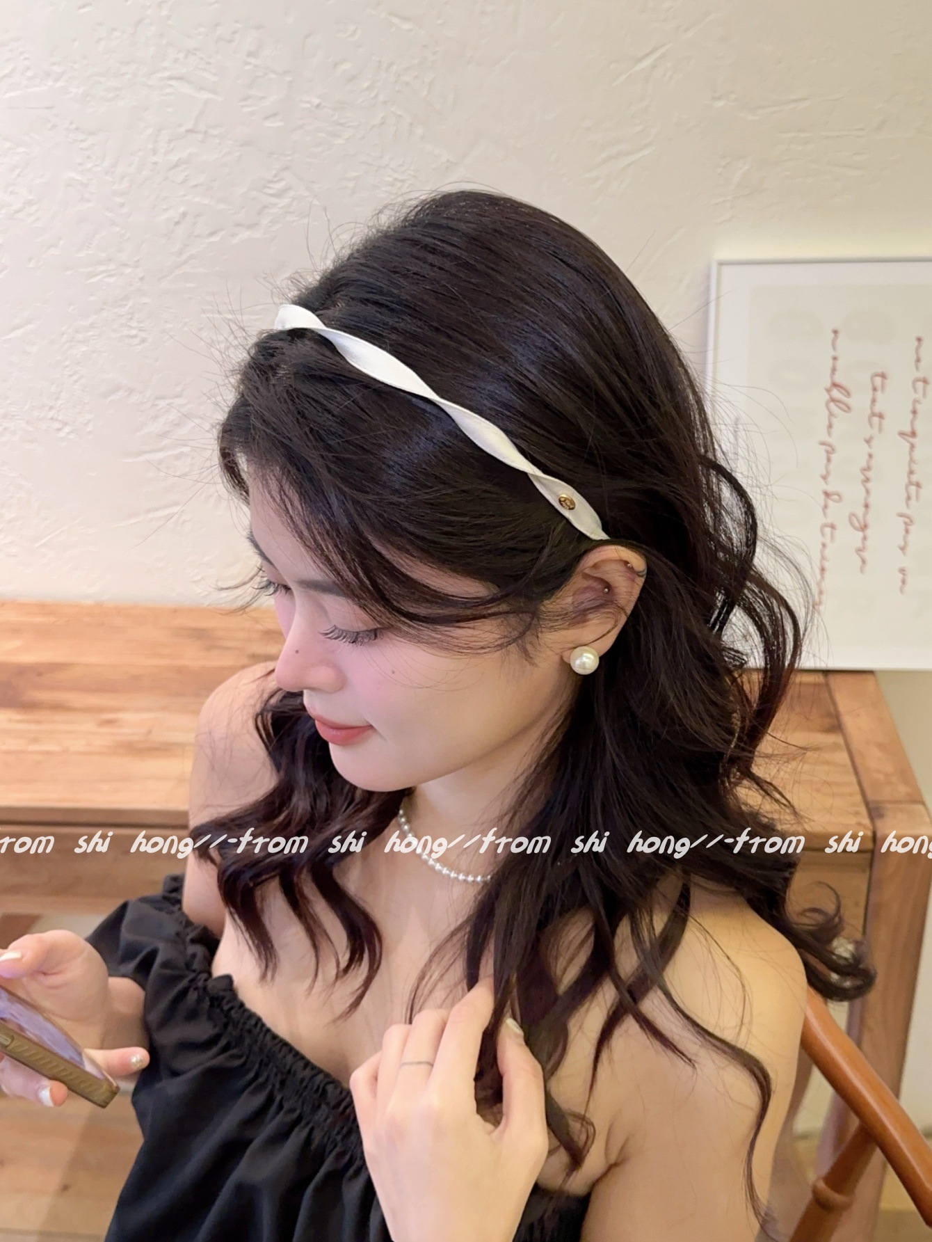 复古螺旋发箍女2025春夏新款小众设计感压发洗脸头箍高级感发卡详情5