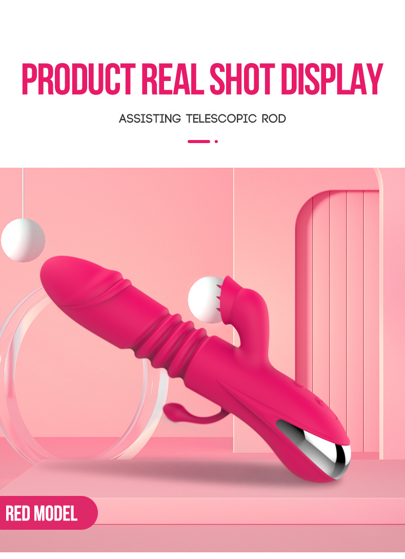 新款女用自慰舌舔振动棒硅胶充电加温伸缩棒成人情趣用品外贸详情16
