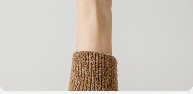 新款冬季女士室内家居防滑防水厚底毛绒保暖可拆卸包跟棉拖鞋 可外穿工艺品精致舒适详情4