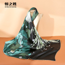 Silk scarves, new and versatile mulberry silk scarves, wholesale 70 square scarves, decorative scarves, summer souvenirs pic 9