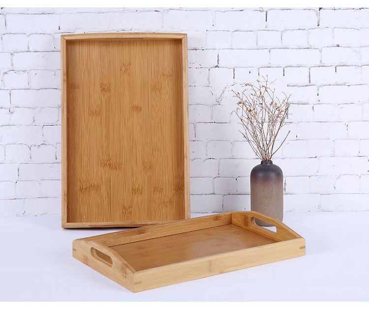 竹木制茶盘托盘长方形茶水杯茶具托盘木质餐盘水果盘日式面包盘详情8