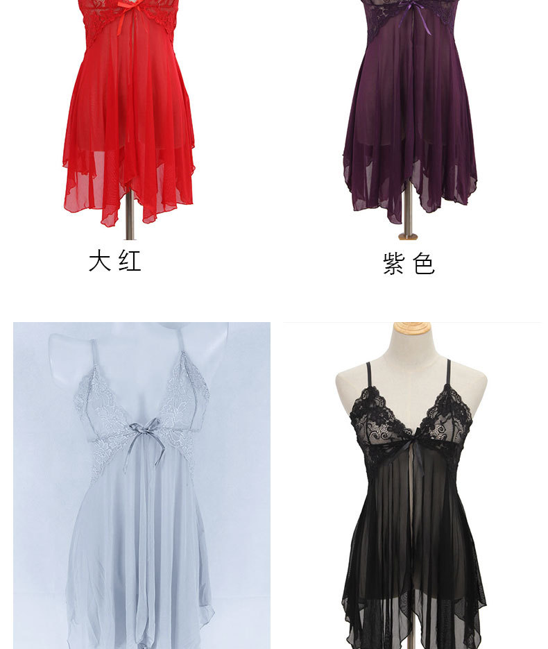 网纱透视诱惑睡衣欧美法国外贸情趣内衣性感吊带睡裙套装成人用品  GASZ-情趣内衣8468详情17