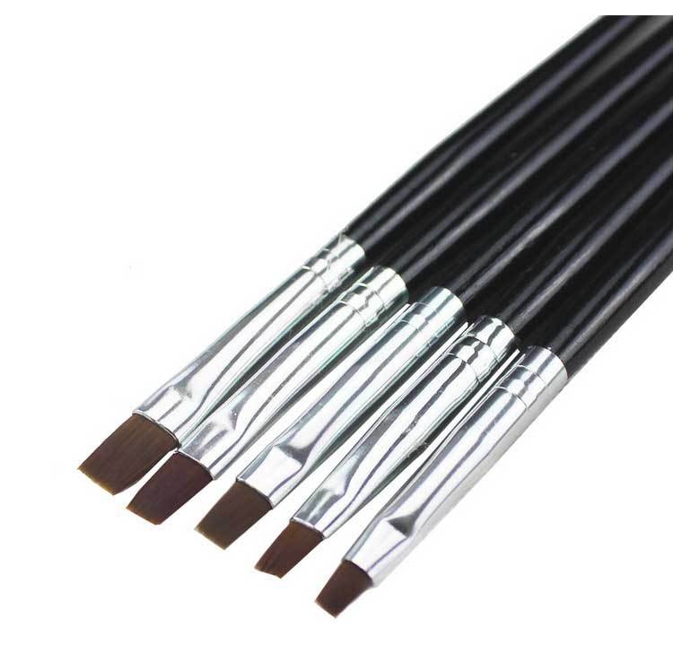 Conjunto de cepillos de uñas conjunto de 5 piezas barra negra completa fototerapia tirador de línea método fototerapia uñas puntos de aplicación broca ojo de gato imanes herramientas de uñas pic 4