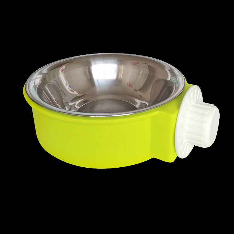 Factory wholesale of stainless steel inner liner for hanging pet bowls, dual-purpose drinking and feeding cat bowls, feeders, and hanging dog bowls pic 3