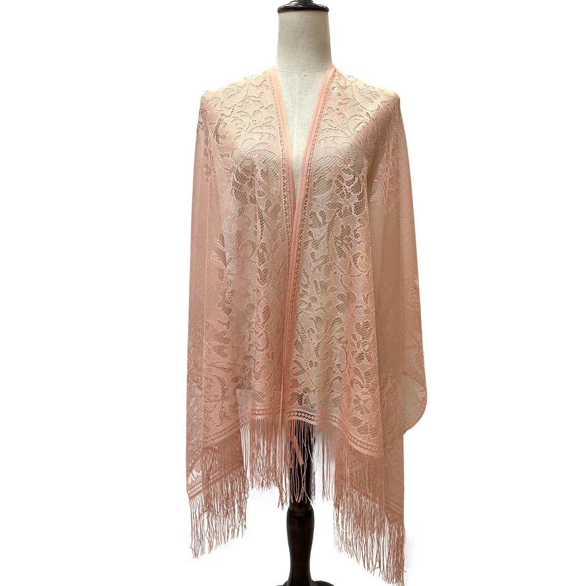 一件代发新款跨境时尚蕾丝婚纱礼服派对晚宴披肩 批发详情2