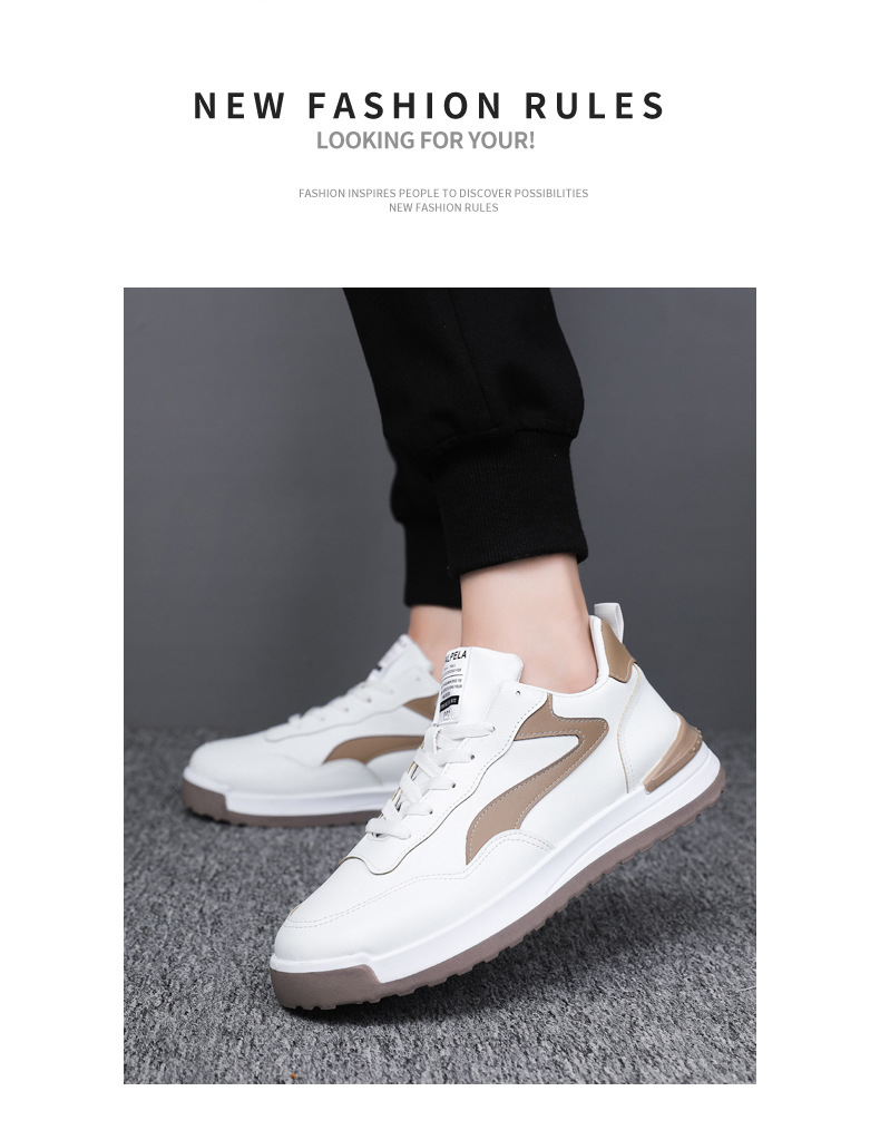 秋冬款男鞋韩版皮面板鞋运动休闲皮鞋厚底舒适老爹鞋百搭男士鞋子详情19