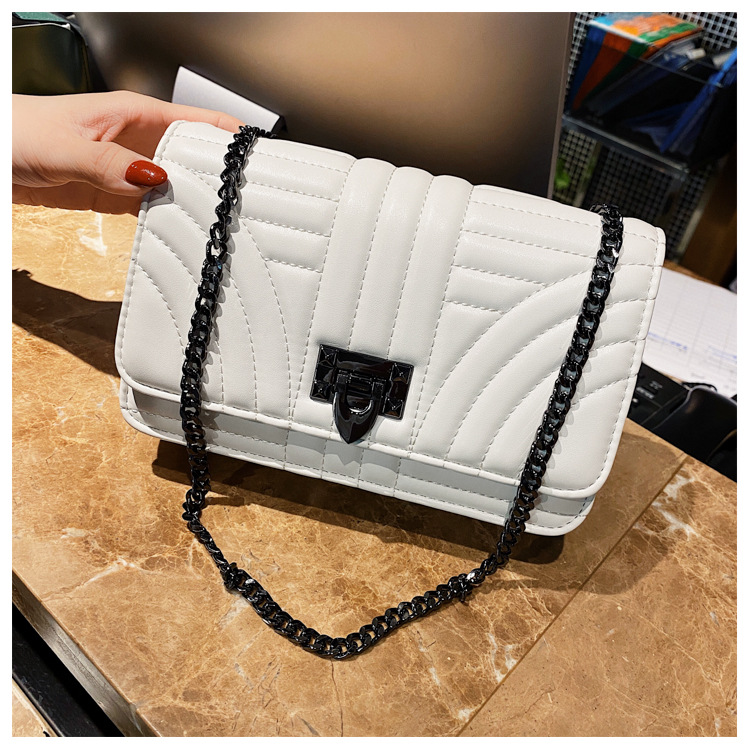 复古小方包2021年新款链条包极简风翻盖斜挎单肩小包包批发包包详情5