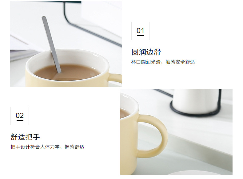 立体柴犬可爱卡通陶瓷杯秋田犬马克杯带盖勺学生办公家用水杯情侣详情12