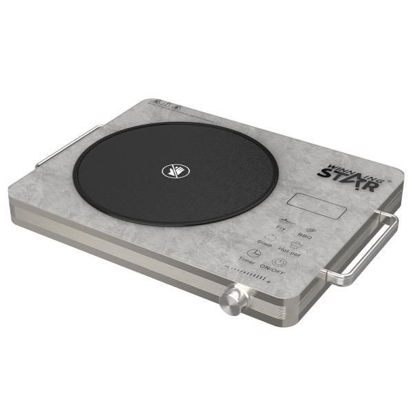 Winningstar British and European standard household 2200W high-power high-temperature resistant polished black crystal panel electric ceramic stove pic 3