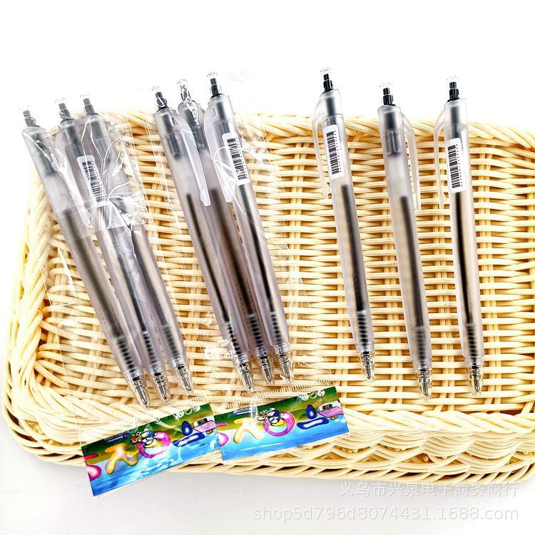 A set of 3 ballpoint pens, oil ballpoint pens, student supplies, and ballpoint pens is available at an affordable price. Each set of 3 ballpoint pens costs 1 yuan pic 1