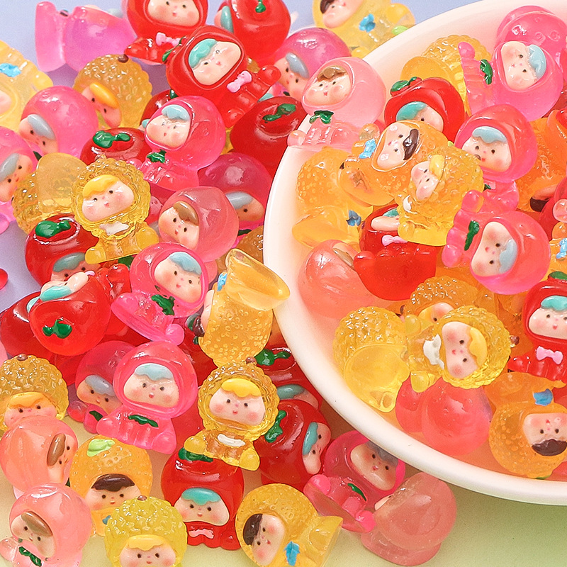 迷你立体可爱水果小人潮玩diy桌面汽车蛋仔摆件儿童礼品钥匙扣详情4