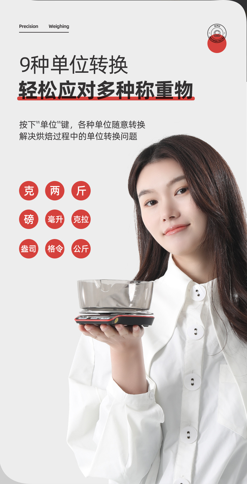 Wholesale electronic scales, small electronic scales weighing grams, household kilogram weighing scales, kitchen scales, small food scales, gram scales pic 11