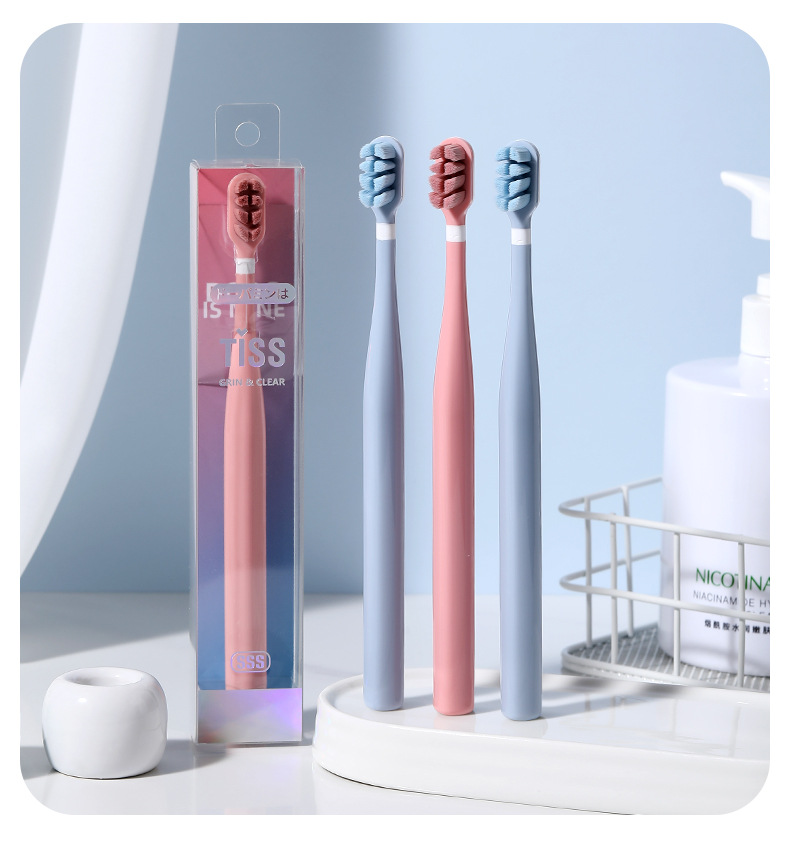 Adult toothbrush with 10,000 bristles, supermarket, high-end ultra-fine soft bristle cleaning toothbrush for adult couples, wholesale from the manufacturer pic 13