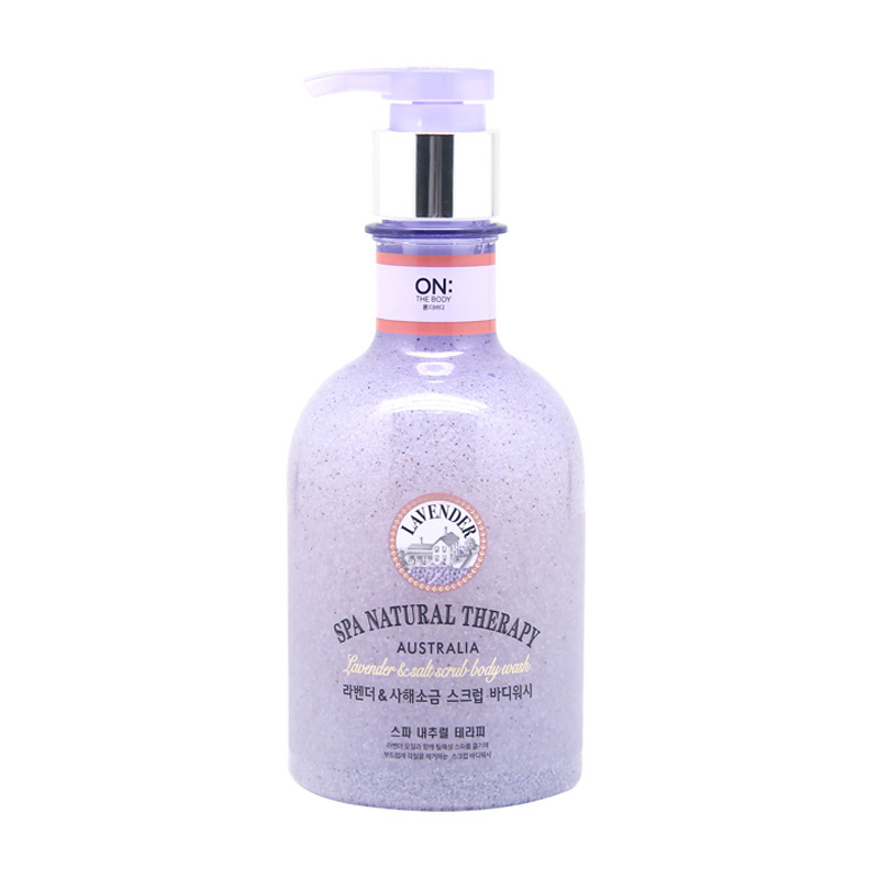 LG安宝笛海盐磨砂沐浴露持久留香 去角质死皮补水保湿清洁400ml详情7