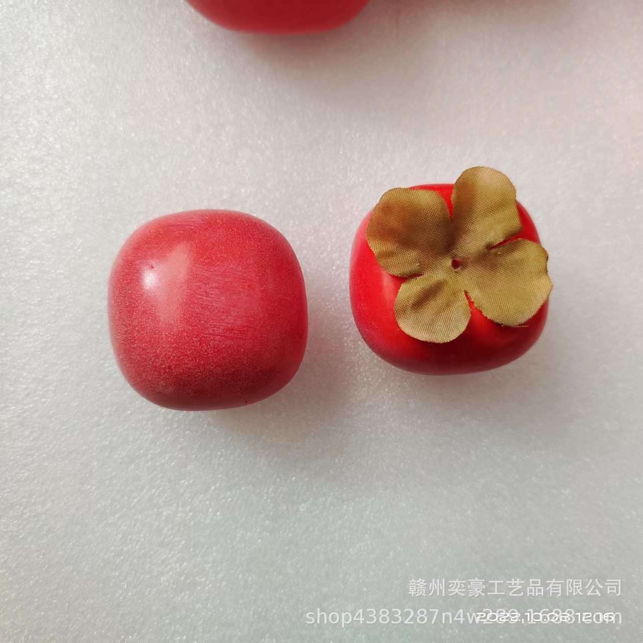 Simulated fruit model, simulated persimmon, fake persimmon prop, persimmon branch head decoration, flower arrangement accessories pic 11