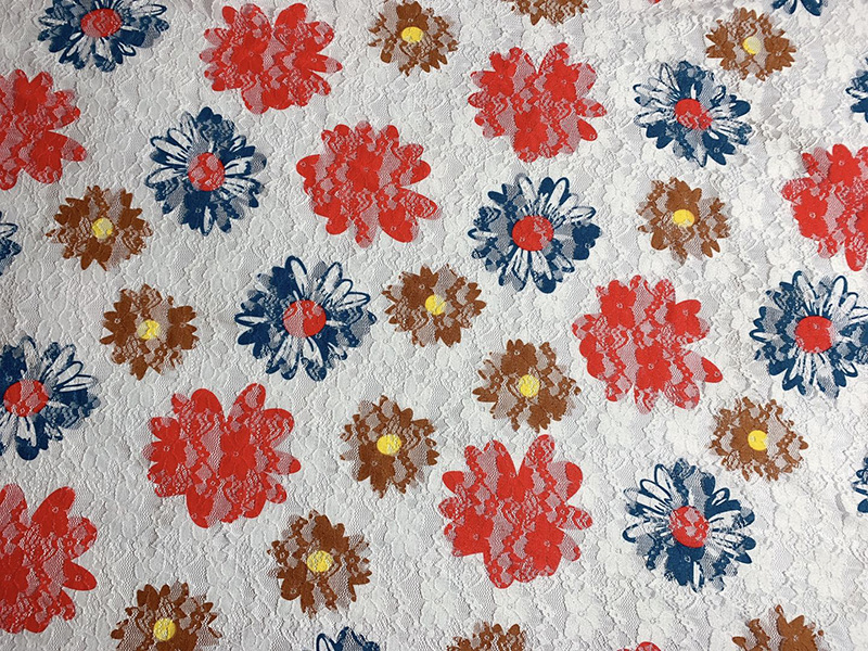 Factory direct sales of home textile accessories, small plum blossom printed fabric, clothing and skirt accessories, multiple specifications customized pic 10