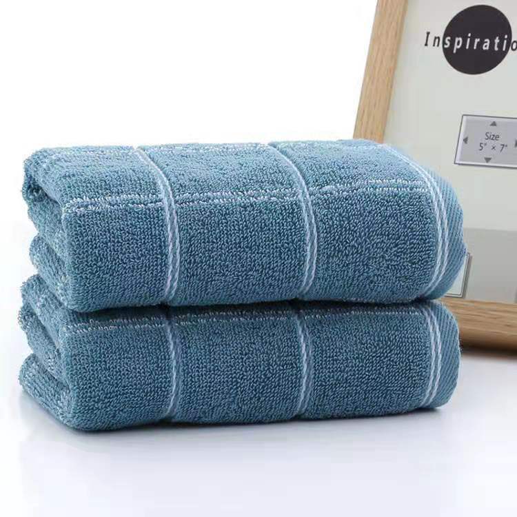 Factory wholesale pure cotton thickened checkered towels, absorbent household daily face towels, gift customization logo pic 19