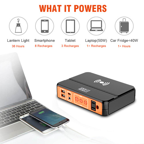 YSH brand 85W energy storage power supply, US standard 110V large-capacity backup power supply, notebook camera, electric vehicle lithium battery pack, strong start, fast charging for two hours, portable emergency 13789 pic 3