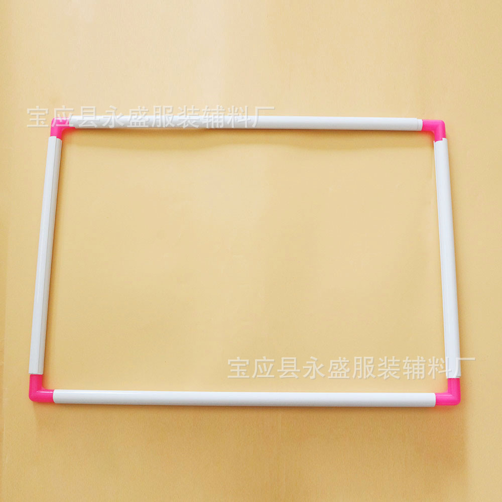 Factory wholesale of various types of household cross-stitch tools such as hand-held cross-stitch frames and strips for colored PVC pipes pic 3