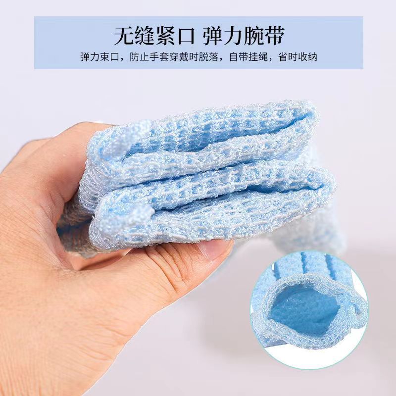 搓澡手套五指加厚双面家用磨砂搓澡巾强力搓泥神器男女去角质去污详情10