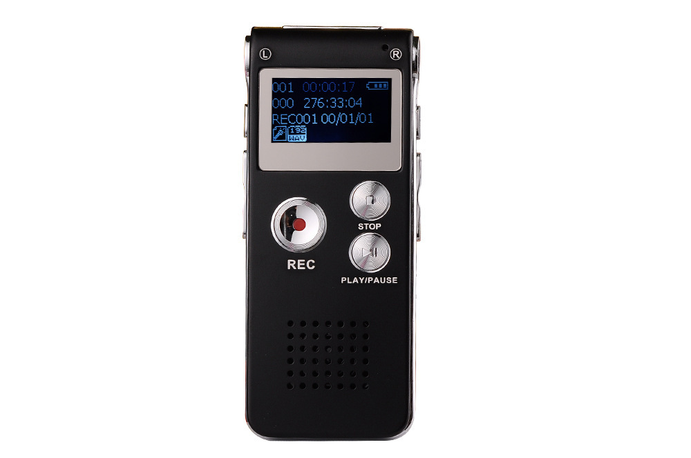 8G/16G digital voice recorder, smart recording MP3 player, external playback function, cross-border e-commerce voice recorder pic 2