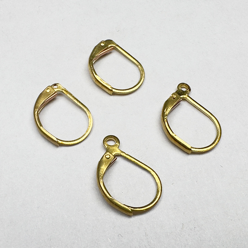 厂家现货批发法国钩diy饰品配件耳钩耳夹耳钉耳环耳饰详情4