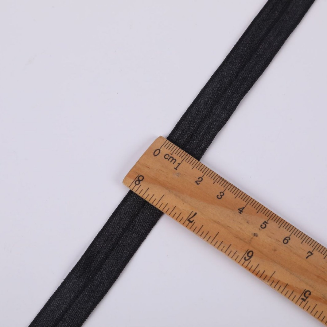 1.5CM smooth bread edge with smooth elastic wrap, nylon colored bright bread edge strip, elastic webbing and elastic band pic 5
