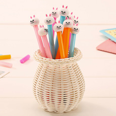 zf2127 Creative Silicone Dandelion Gel Pen, Simulated Flower Ball Pen, Cute Plush Ball, Ball Signature Pen pic 7
