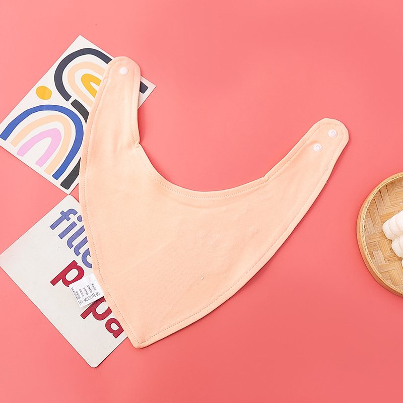 Fresh and clean baby triangular towel, double-layer pure cotton baby bib, newborn bib, breathable and absorbent saliva towel for all four seasons pic 10