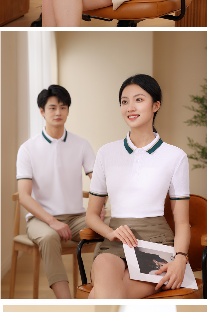 polo衫翻领短袖男女t恤24新款冰丝棉宽松夏短款上衣体恤遮肚藏肉详情12