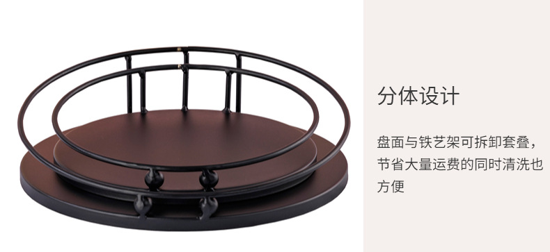 新款蛋糕架可套叠聚会跨境亚马逊蛋糕展示架托盘水果盘创意生日详情6