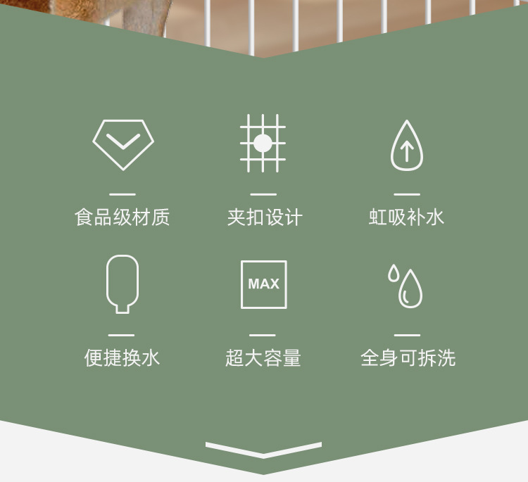 New dog automatic water dispenser, large-capacity automatic refilling water dispenser, wall-mounted self-service pet drinking bowl pic 5