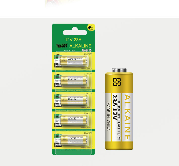 Hengba 23A 27A alkaline roller shutter door remote control battery garage door battery EU standard mercury-free pic 10