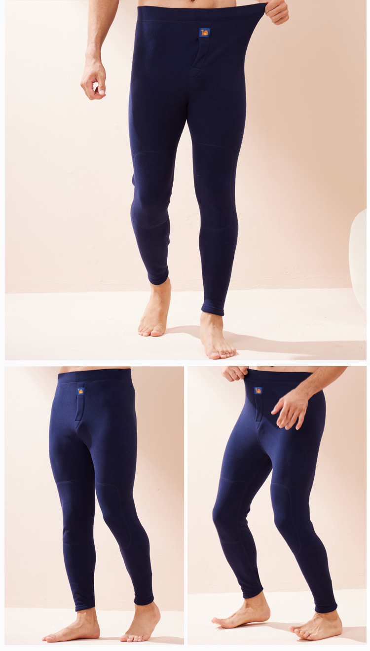 保暖裤女士加厚加绒棉裤冬季内穿棉毛裤男士羊羔绒驼绒打底裤秋裤详情30