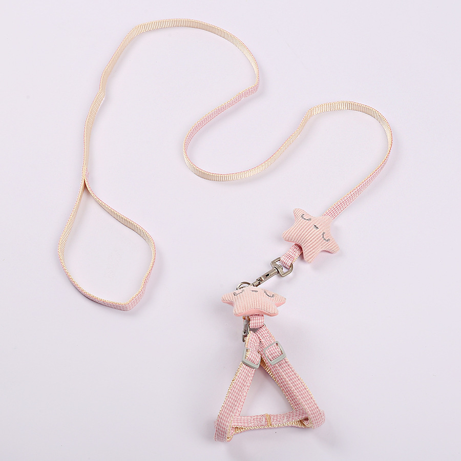 Wholesale I-shaped vest cat leash from the manufacturer, new star adjustable anti-break cat leash for cat walking pic 14