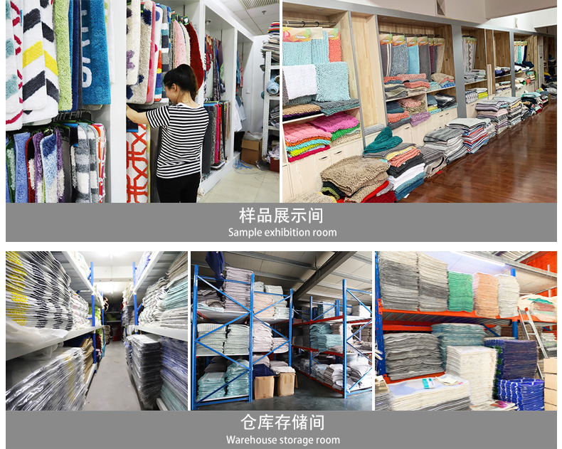 跨境现货多色短绒毛雪尼尔地垫卫生间门口防滑脚垫吸水垫宠物狗垫详情17