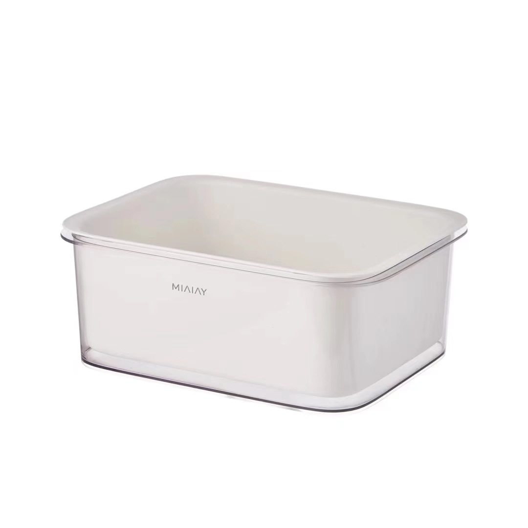 新款PET双层沥水篮创意塑料洗菜篮水果盆家用厨房收纳果蔬沥水盆详情2