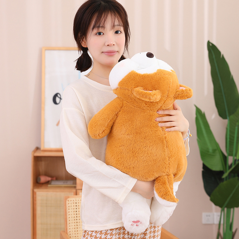 创意趴姿小猪毛绒玩具公仔压床娃娃玩偶儿童生日礼物靠垫抱枕长条详情17