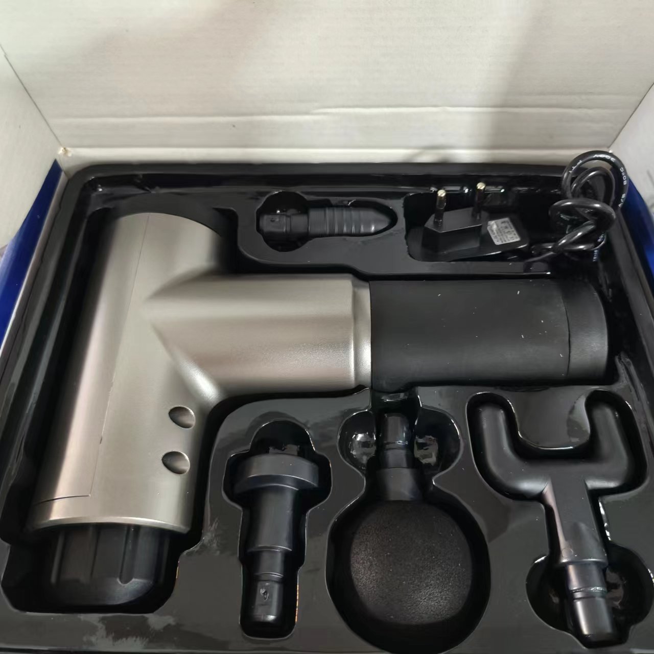 Cross-border electric massage gun, muscle relaxer, impact gun, portable vibrating fascia gun, electric massage fascia gun pic 19