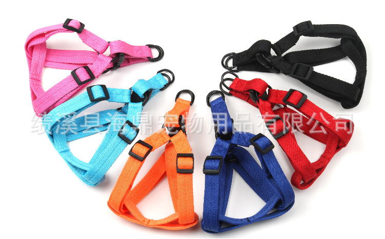 Pet dog leash, nylon leash, chest strap, small and medium-sized dog leash, dog chain, dog collar pic 12
